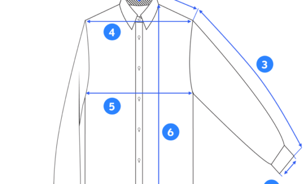 How to measure a dress shirt for men