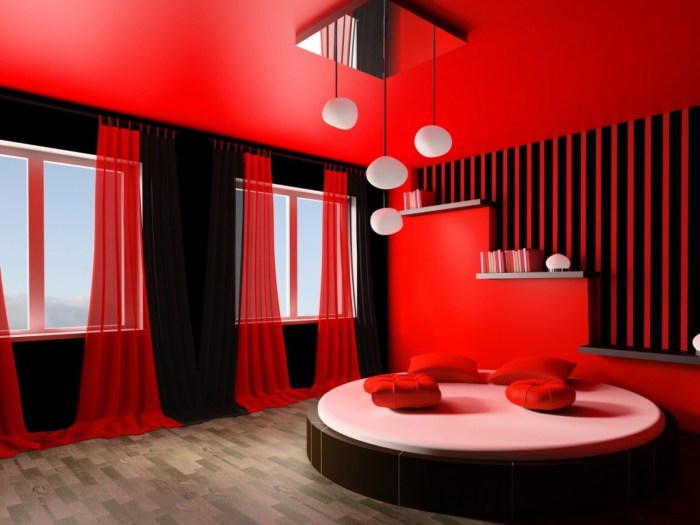 How to decorate arystie red room