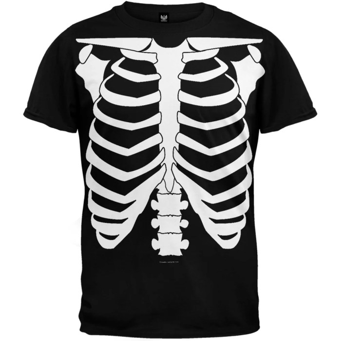 Skeleton dress shirt mens