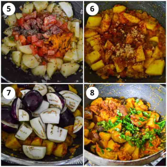 How to cook aloo baingan pakistani style