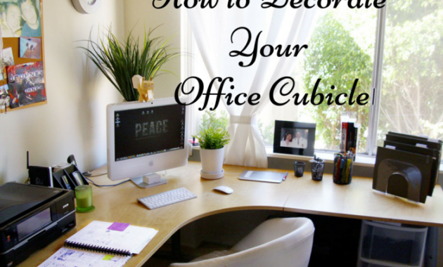 How to Decorate Cubicle in Office