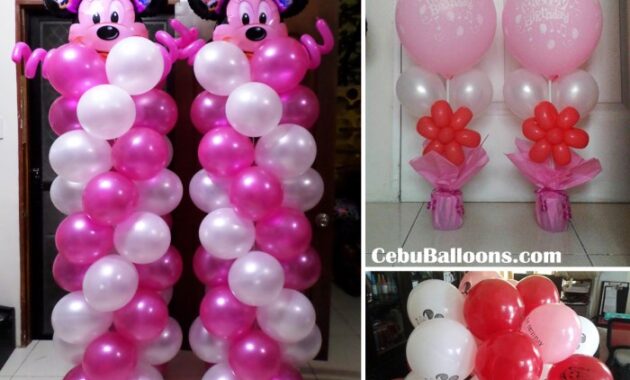 How to make minnie mouse balloon decoration