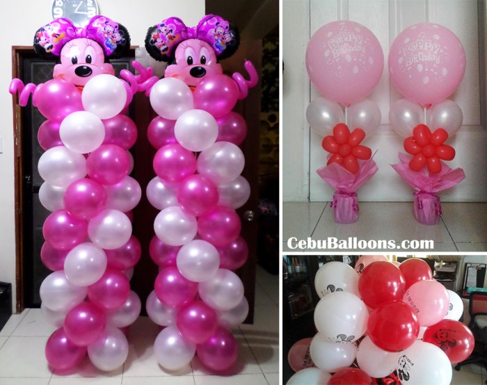 How to make minnie mouse balloon decoration