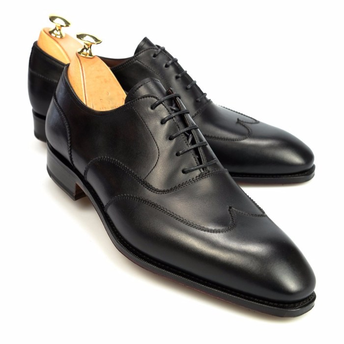 Shoes men leather dress oxford wingtip shoe handmade casual