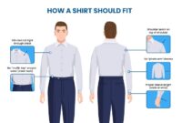 Men's dress shirt size