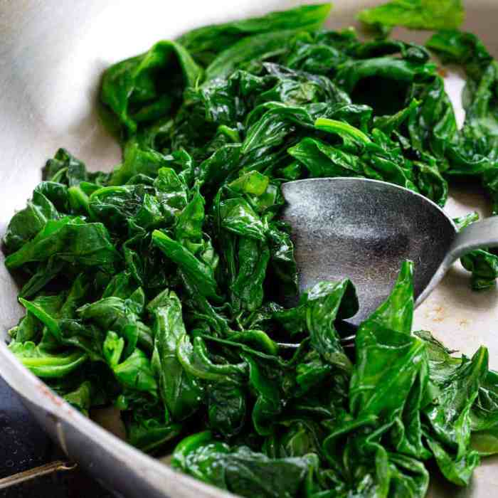 How to cook spinach bengali style