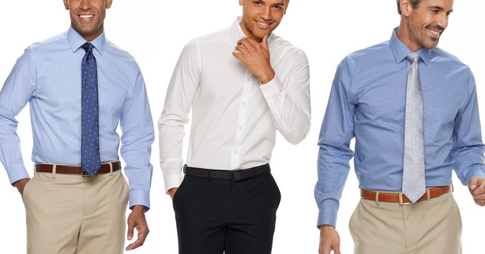 Kohl's men's dress shirts