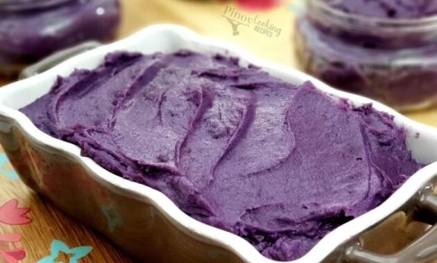 Ube halaya make wikihow recipe desserts filipino purple jam