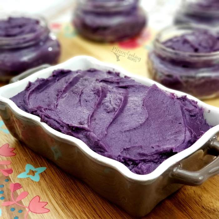 Ube halaya make wikihow recipe desserts filipino purple jam